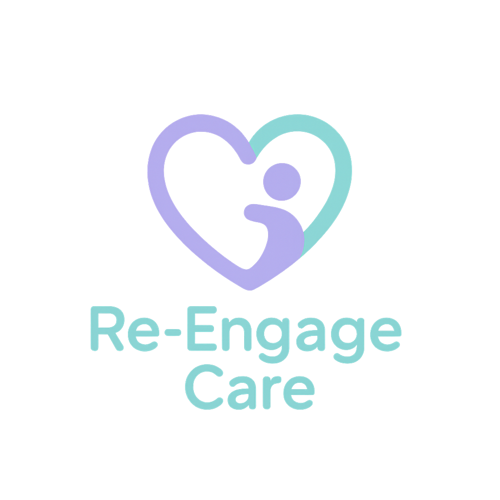Re-Engage Cares logo